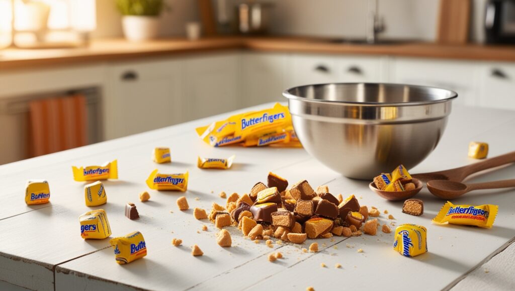 Step 1: Chop the Butterfingers