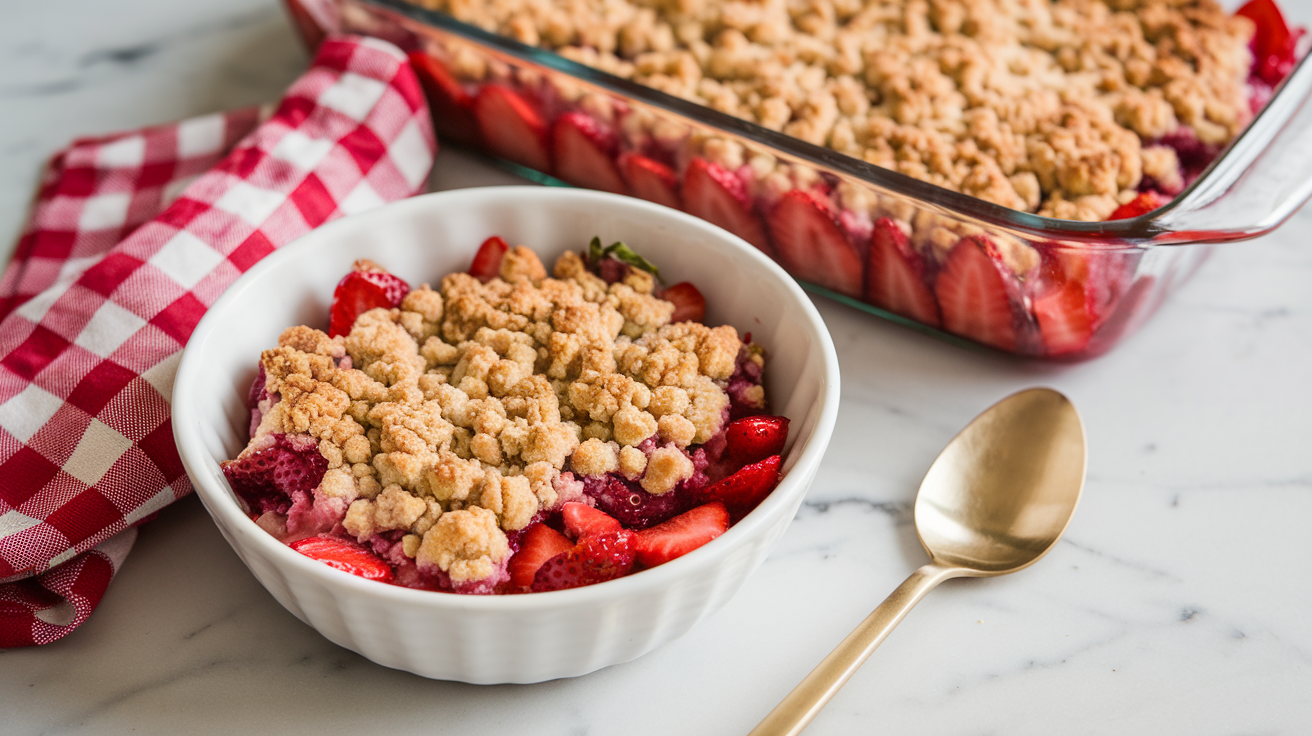 Strawberry Cheesecake Dump Cake Recipe