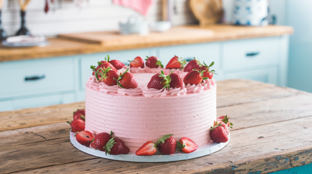 Paula Deen's Strawberry Cake