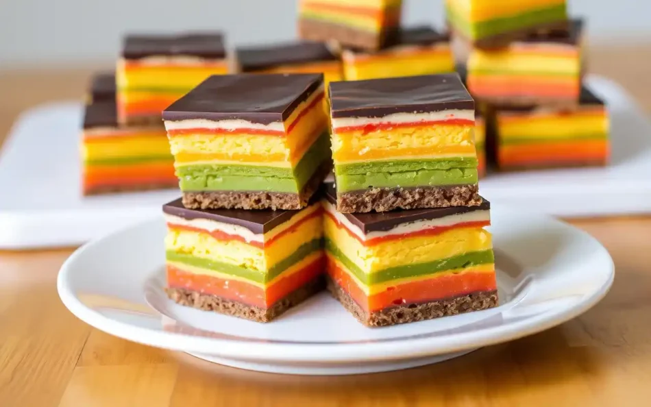 Gluten-Free Rainbow Cookies