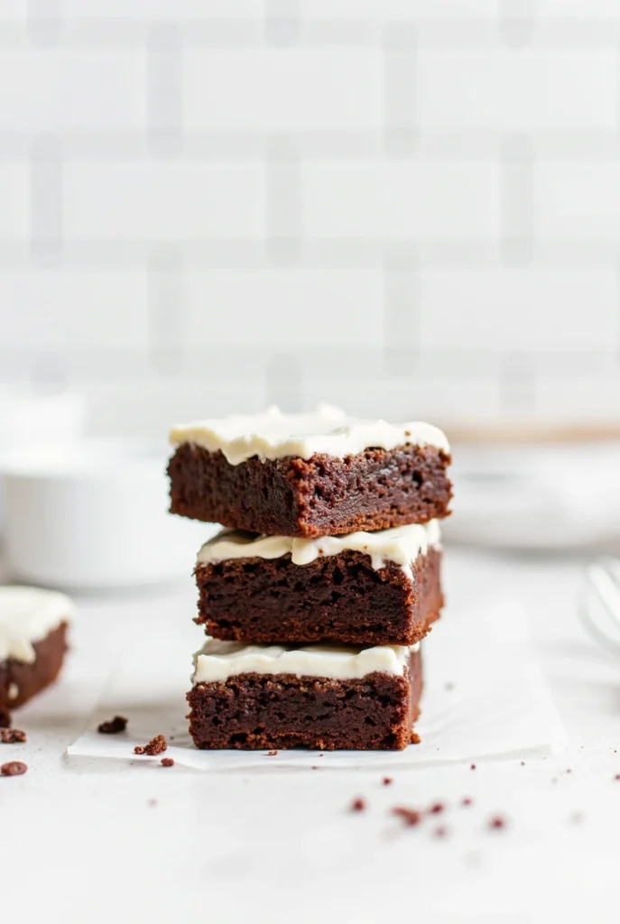 EASY Fudgy Brownies With Cream Cheese Frosting