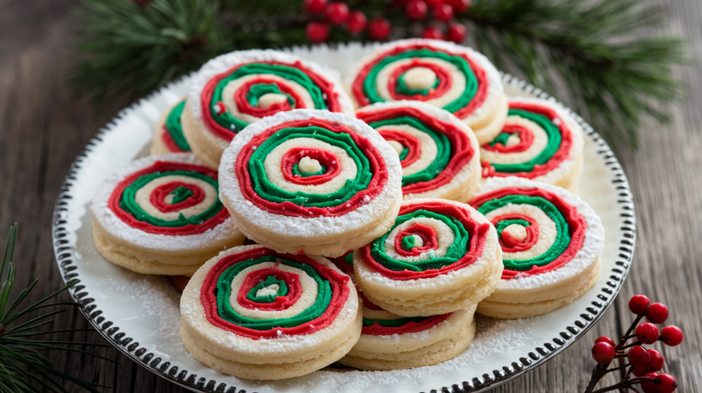  Christmas Pinwheel Cookies