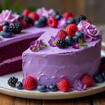 Purple Velvet Cake Recipe