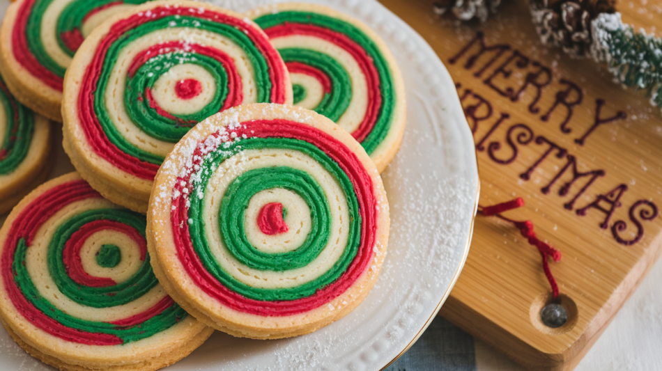 Christmas Pinwheel Cookies