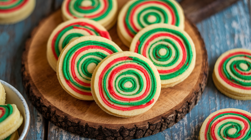 Christmas Pinwheel Cookies