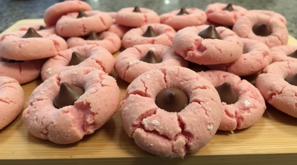 Strawberry Kiss Cookies