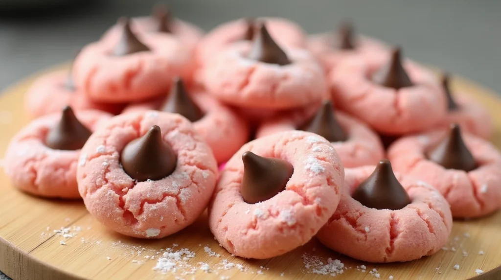 Strawberry Kiss Cookies