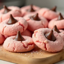 Strawberry Kiss Cookies