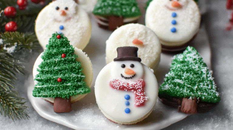 Oreo Snow Globe Cookies