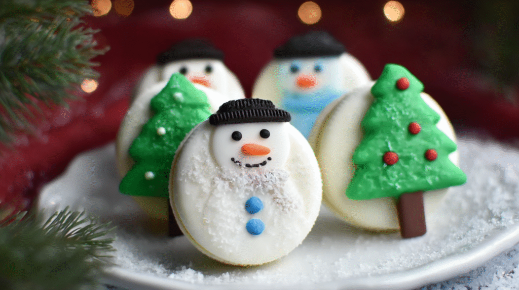 Adorable Oreo Snow Globe Cookies