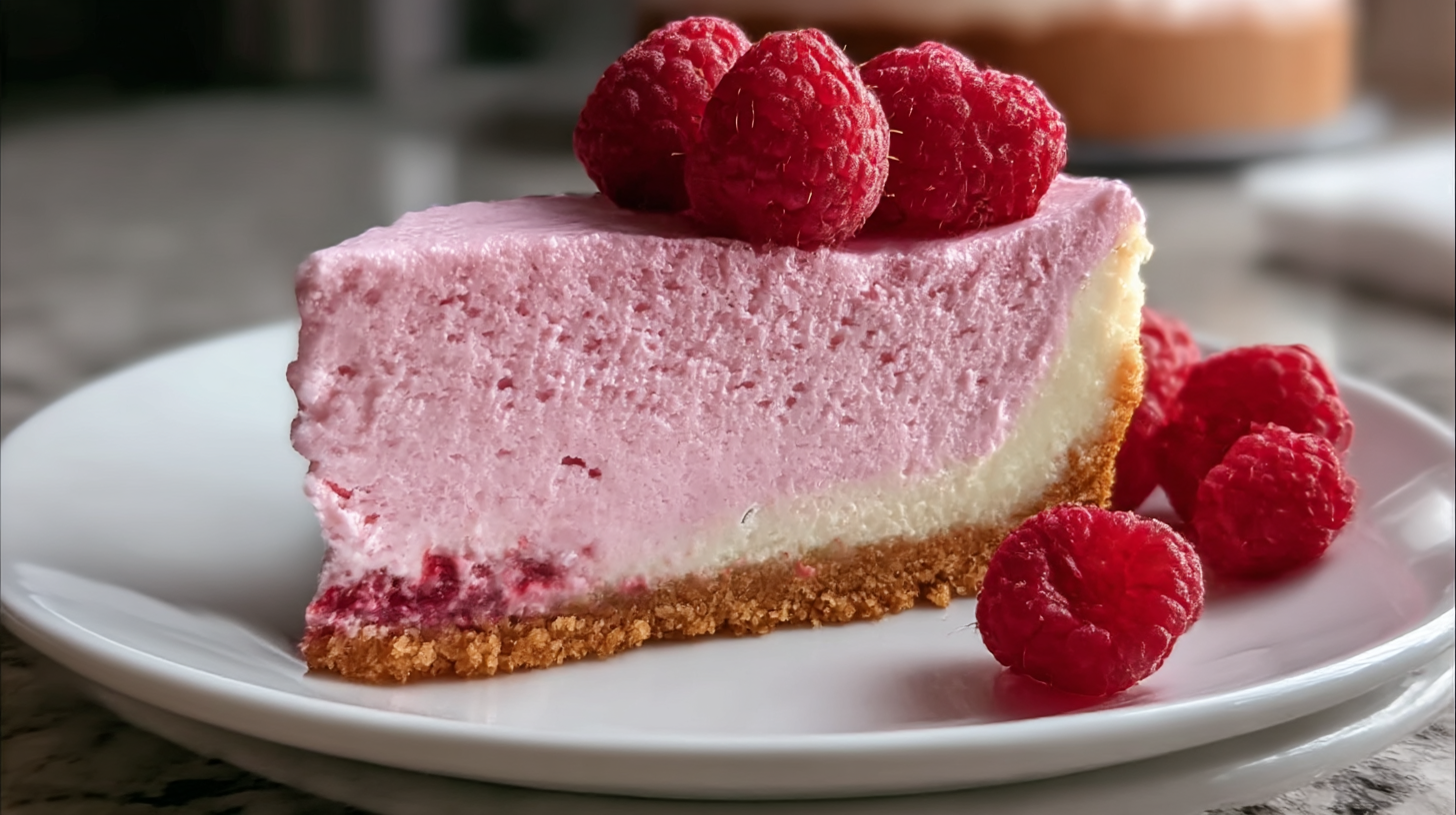 Pink Velvet Raspberry Cheesecake