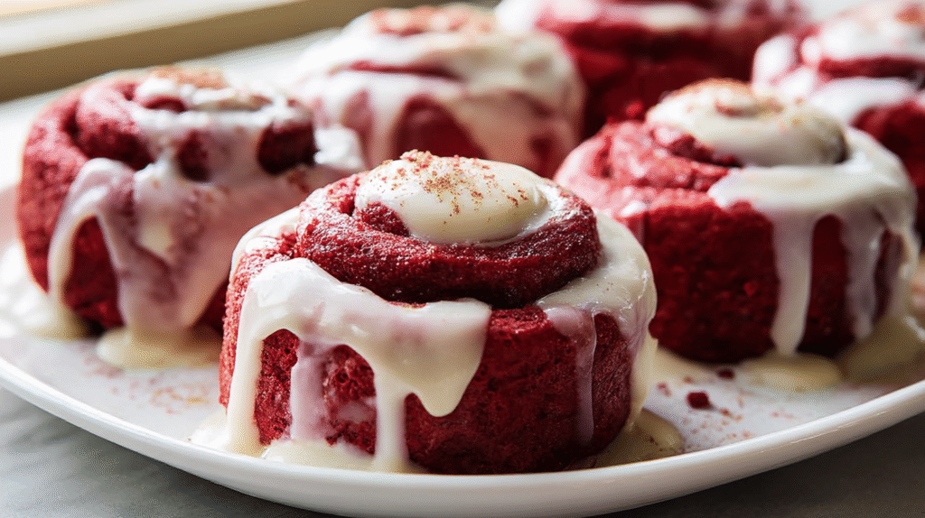 Red Velvet Cinnamon Rolls
