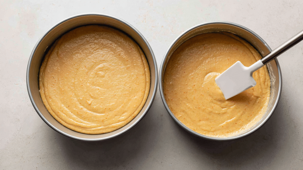 Bake in the preheated oven for 30-35 minutes, or until a toothpick inserted into the center of the cakes comes out clean.