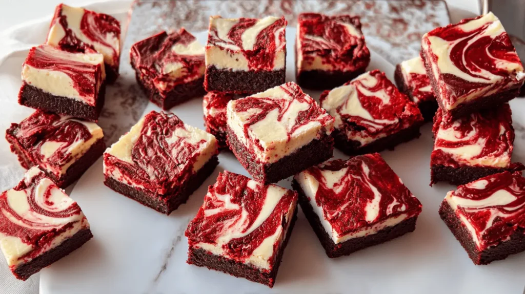 Red Velvet Cheesecake Brownies