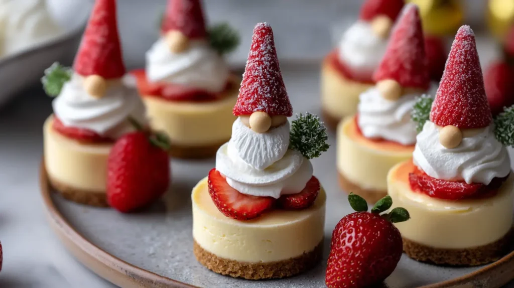 Gnome Mini cheesecakes
