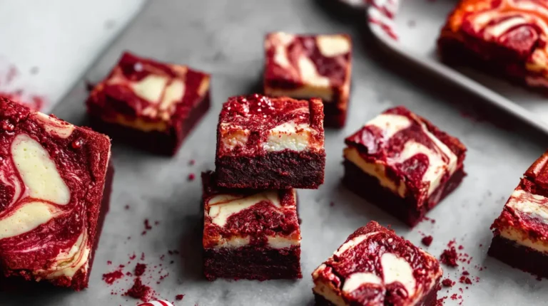 Red Velvet Cheesecake Brownies