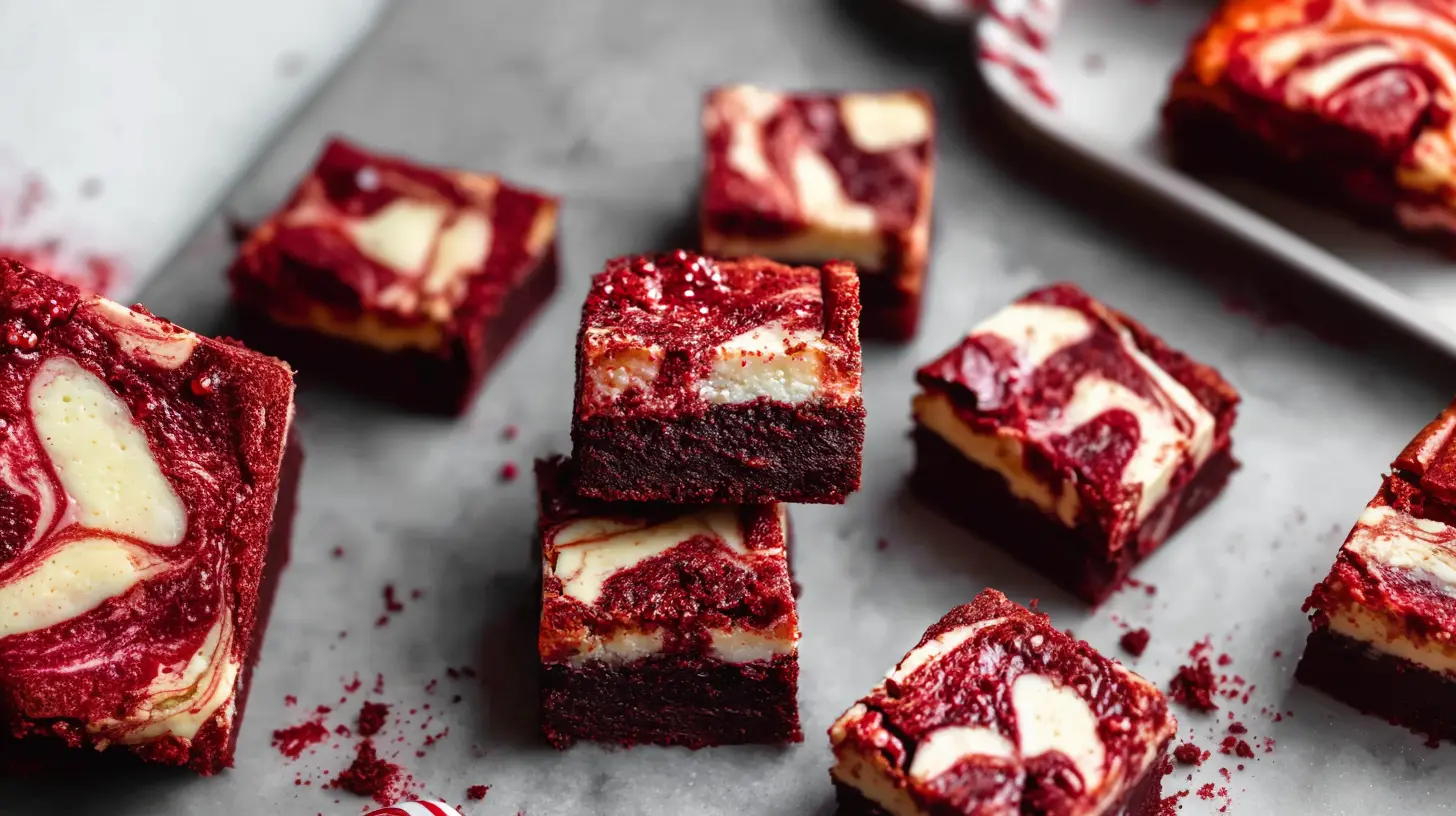 Red Velvet Cheesecake Brownies