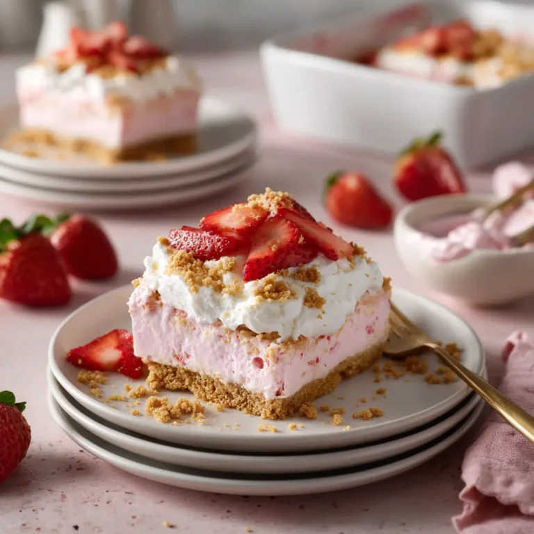 Strawberry Dessert Lasagna