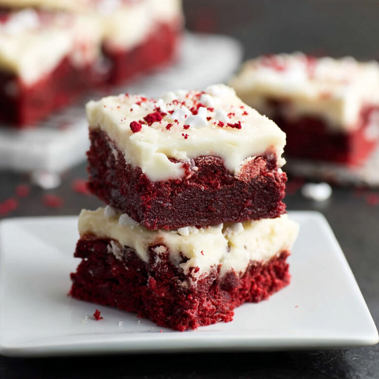Red Velvet Layer Bars