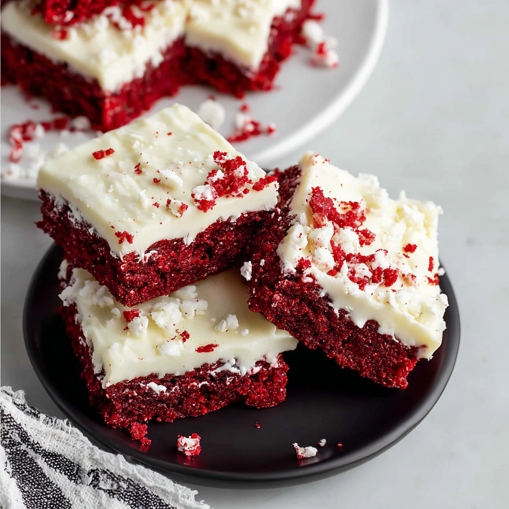 Red Velvet Layer Bars Recipe
