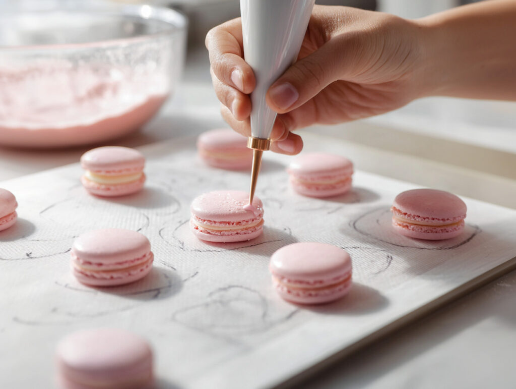Easy Strawberry Cheesecake Macarons Recipe
