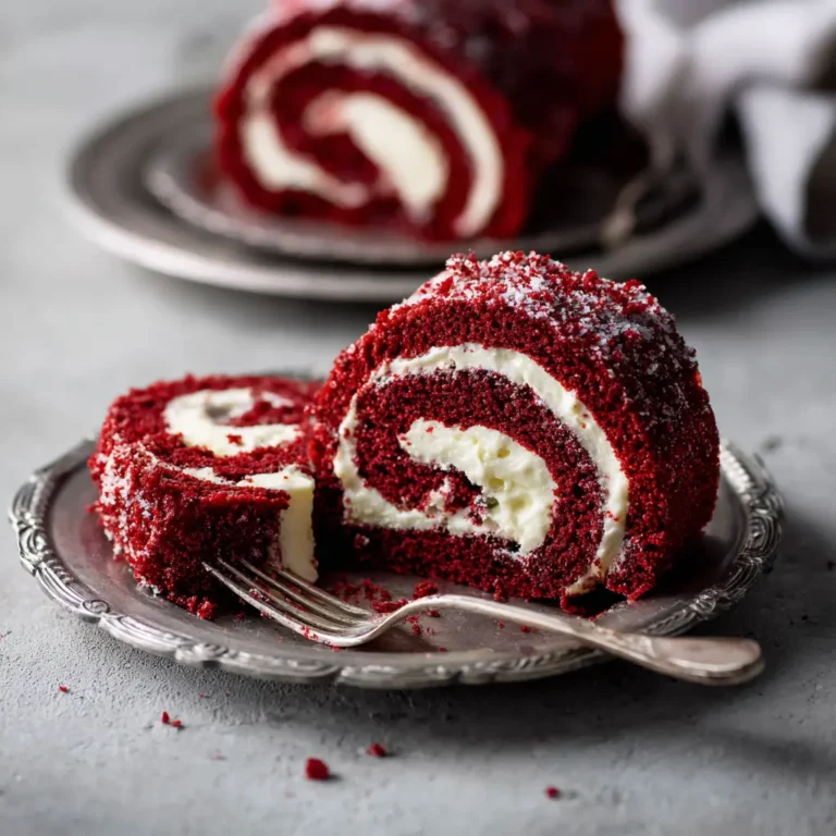 How to Make a Red Velvet Cake Roll – Moist, Creamy & Delicious
