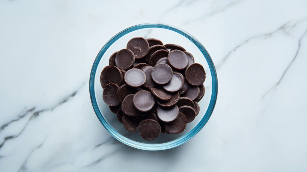 Melting chocolate for Rice Bubble Rocky Road